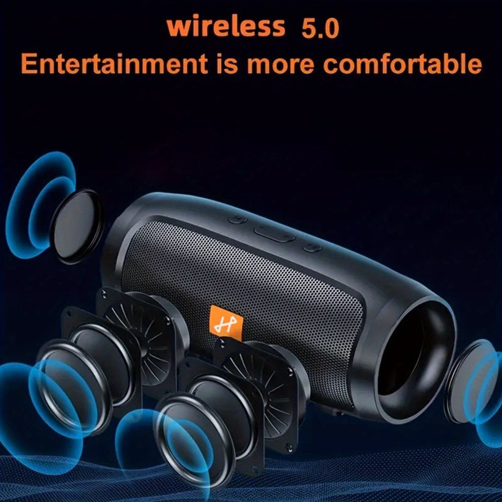 Compact Wireless Bluetooth Speaker Stereo Sound USB Rechargeable Lithium Battery Multiple Colors Portable Mini Speaker for Smartphone Tablet Travel Home Outdoor