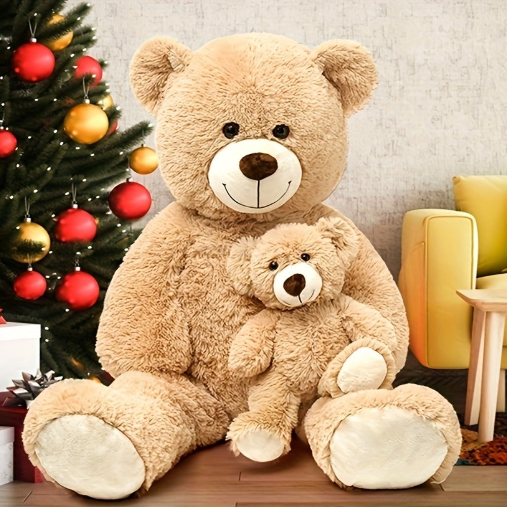 Mommy and Baby Teddy Bear Set, Two Plush Bears