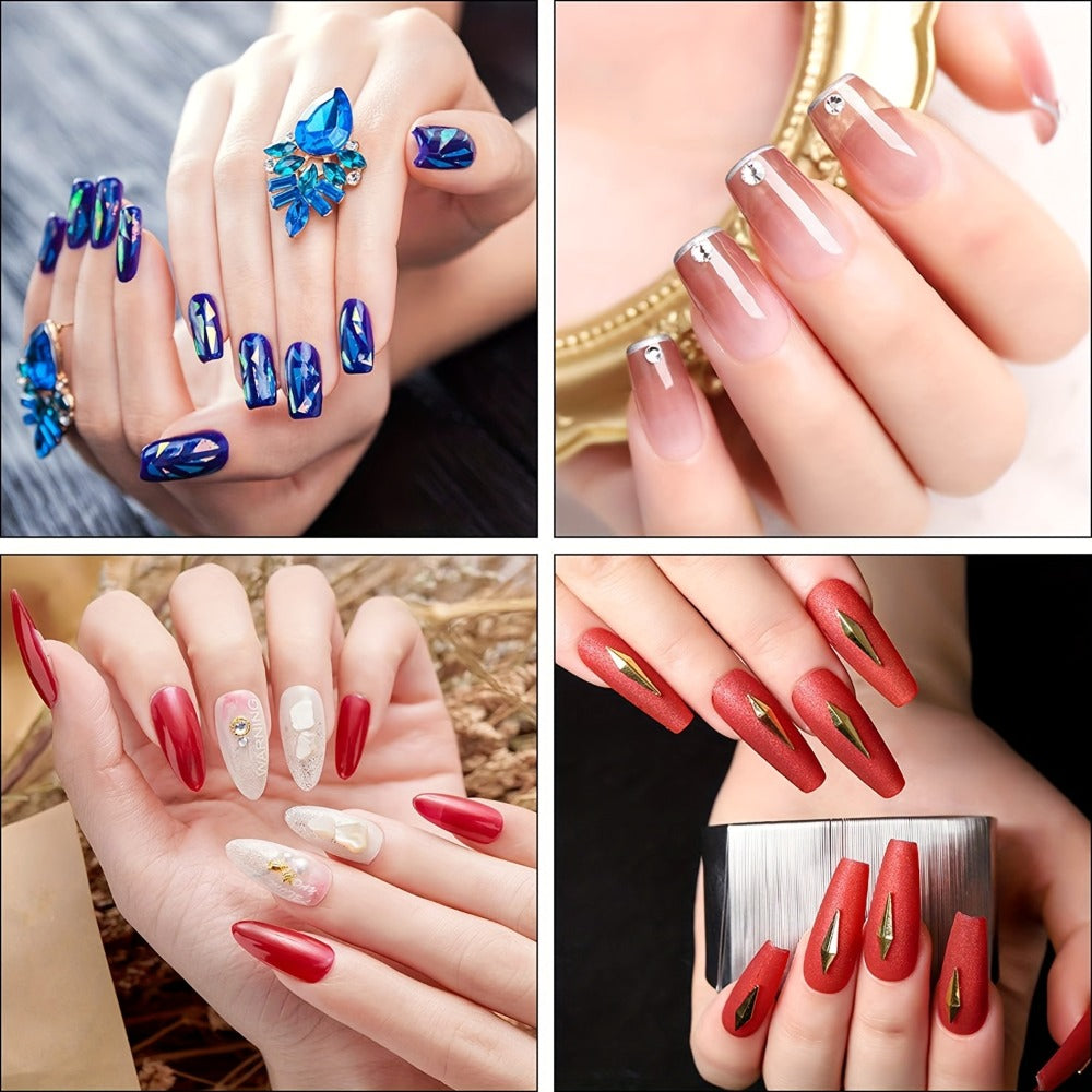 Nail Bonding Gel 56pcs Bulk Pack Strong Instant Adhesive for Press On Nails Acrylic Tips — Fast Dry Long-Lasting Clear Liquid Nail Glue for DIY Manicure Pedicure Nail Sticker Home & Salon Women