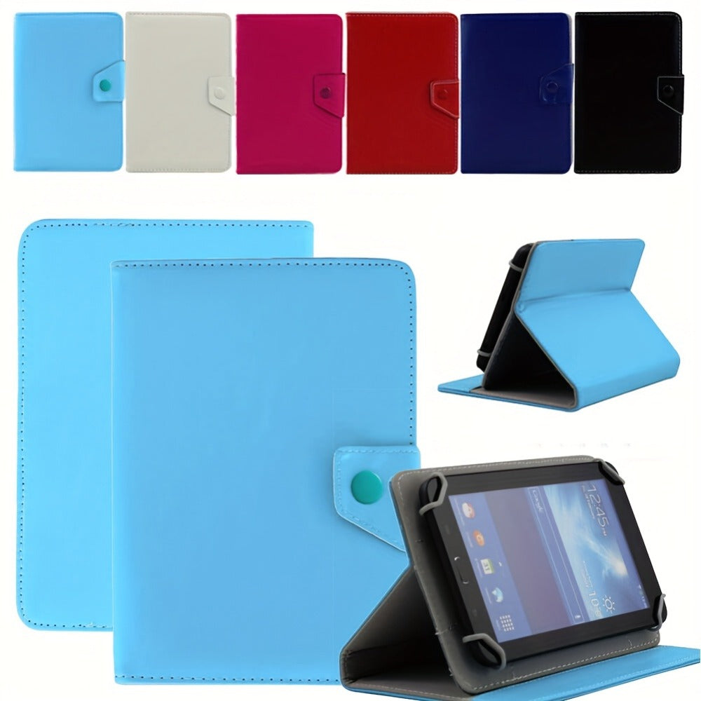 Tablet Sleeve Case 7 8 Inch Universal with Magnetic Closure, Soft Microfiber Interior Anti-Shock Stand Support, Protective Cover Compatible with Most Android Tablets & iPad Mini 7/6/5 – Multiple Colors Dark Blue Black Rose Red Green