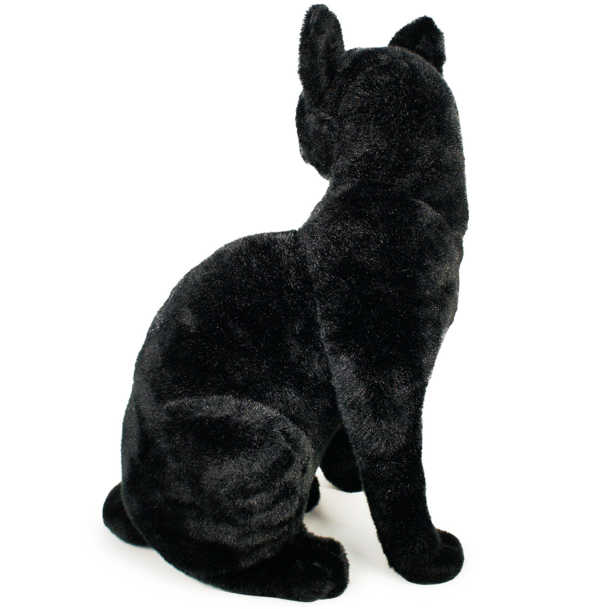 Boone Black Cat Plush Toy 13 Inch Lucky Black Cat Stuffed Animal — Premium Soft Kawaii Kitty Doll for Kids Adults, Unique Halloween Birthday Christmas Gift for Cat Lovers Girls Boys