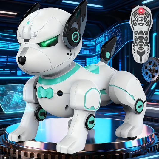 Programmable Robot Dog with Dialog Interaction and Stunt Performance