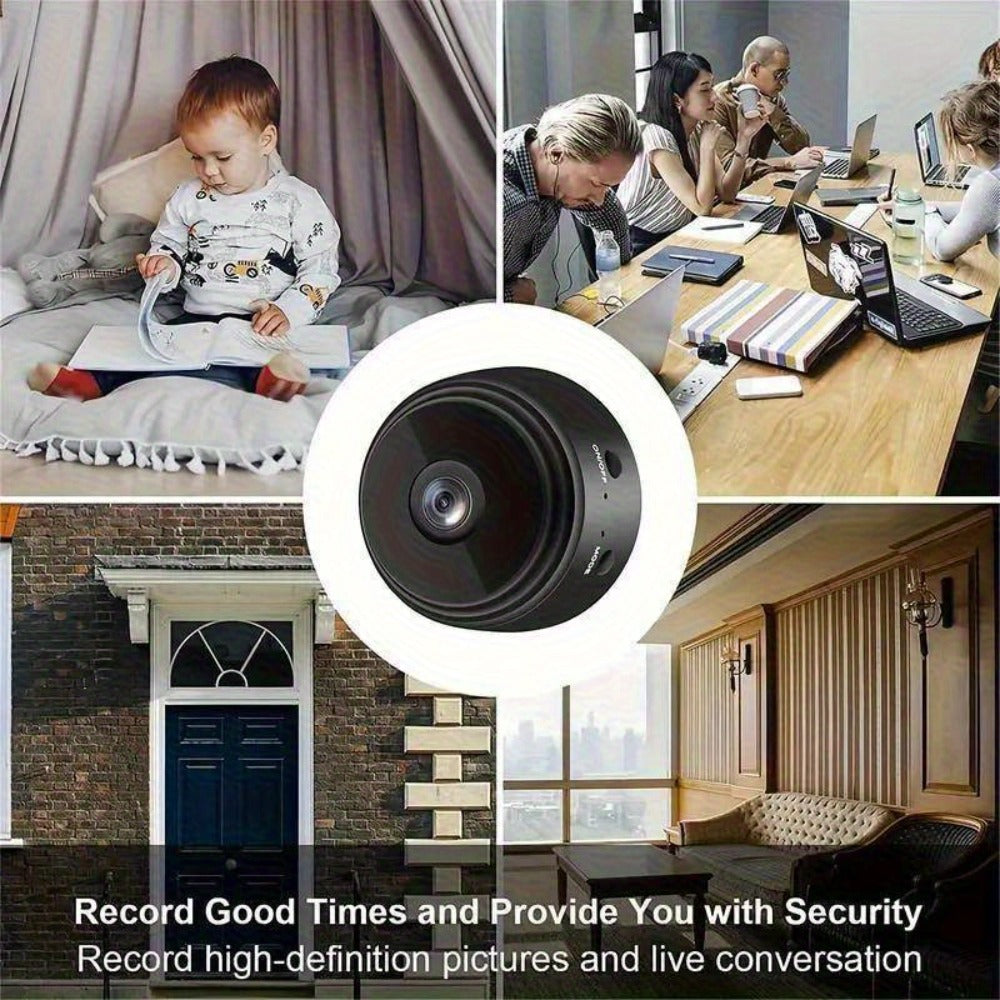 Wide-Angle Security Camera 1080P Rechargeable Battery, Multi-Pack 2/4/5/9/12 Options, Dual-Band 2.4G/5G WiFi, USB Charging, Remote Wireless Monitoring – Scalable Home Surveillance System