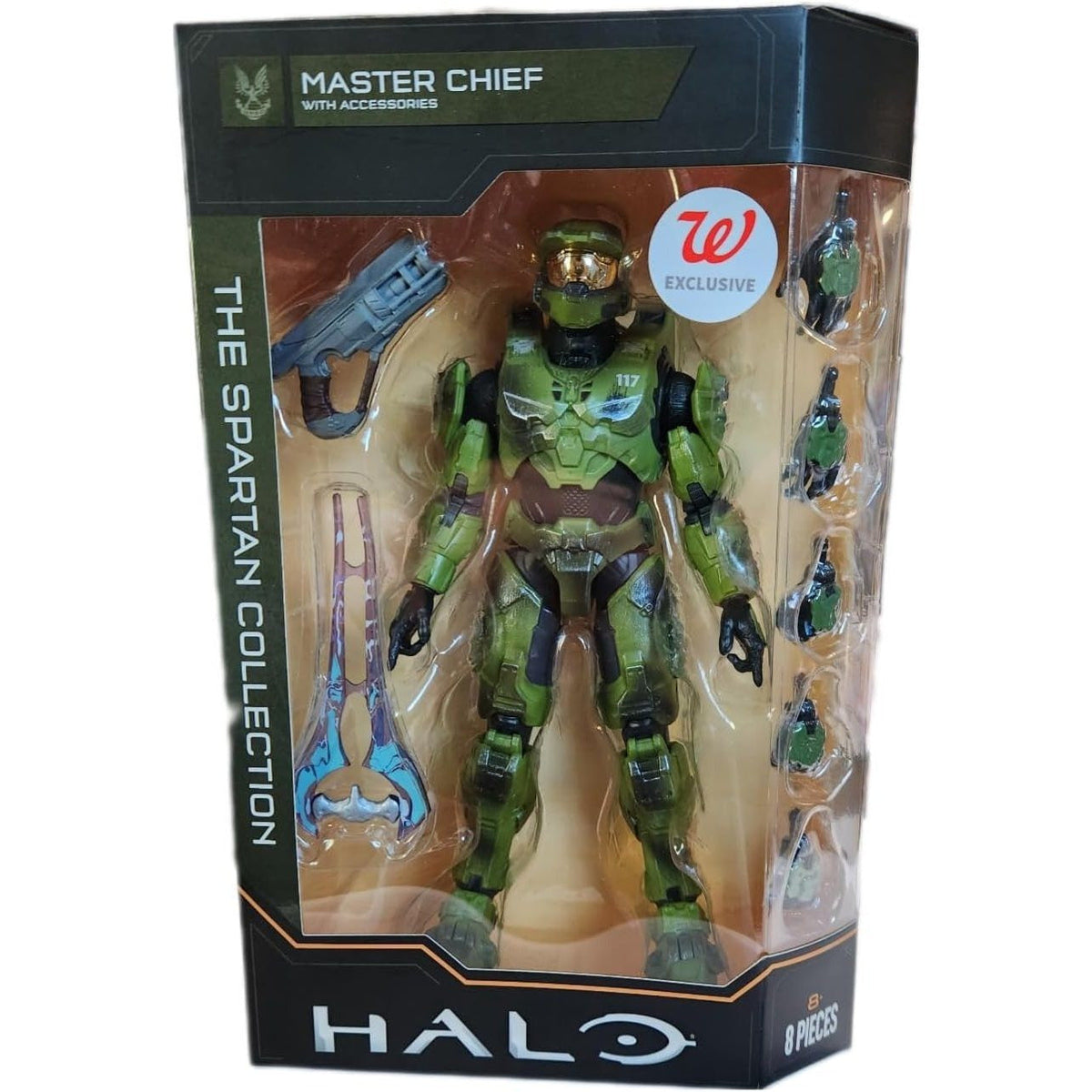 HALO Master Chief Action Figure Spartan Collection – Energy Sword & Disrupter Accessories, Collectible Gamer Gift for Boys Teens Adults Xbox Fans Birthday Christmas Holiday