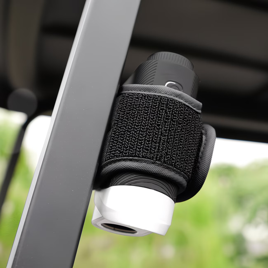 Magnetic Golf Rangefinder Strap Mount with Adjustable Nylon Band, Black