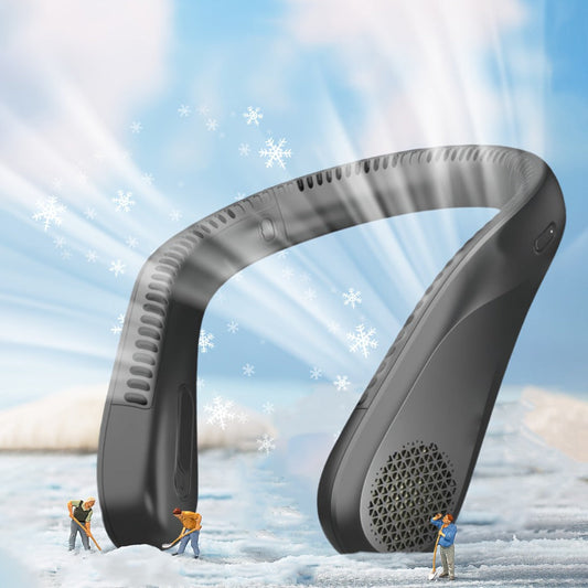Bladeless Neck Fan with 4 Speeds, 66 Vents and USB-C Charging, Single or Bundle Options