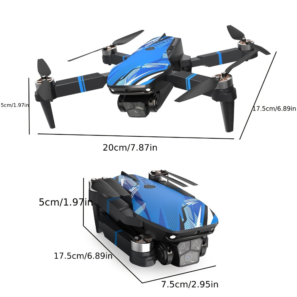 270° Obstacle Avoidance Drone with 2.8" LCD Screen Remote – Dual Cameras Brushless Motor Altitude Hold 3D Flips Headless Mode Foldable RC Quadcopter Beginner Adult Indoor Outdoor Gift for Kids Teens
