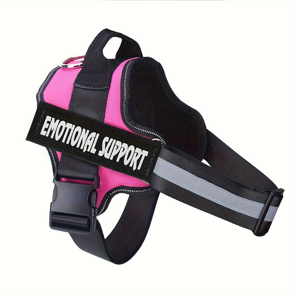 Emotional Support Dog Harness No-Pull Reflective Vest with Handle – Adjustable No-Choke ESA Pet Harness for Easy Walking & Training, XS to XXL, 11 Colors