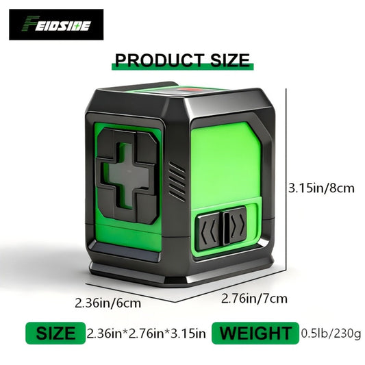 Green Cross-Line Laser Level with Self-Leveling and Optional 39-Inch Tripod