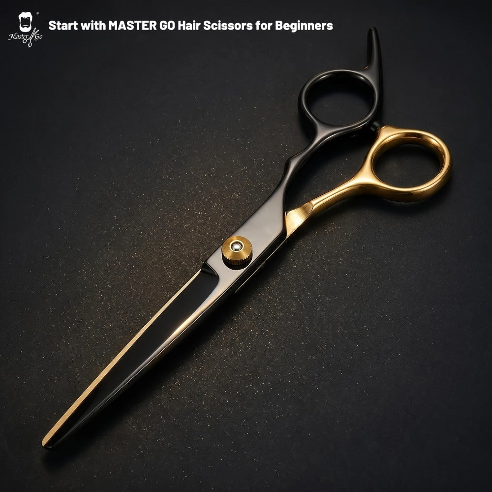 Hair Cutting Scissors Kit 13 Piece - Professional Barber Shears Set with Thinning Shears, Blending Scissors & Accessories, Complete Salon Home Haircut Kit for Men & Women All Hair Types