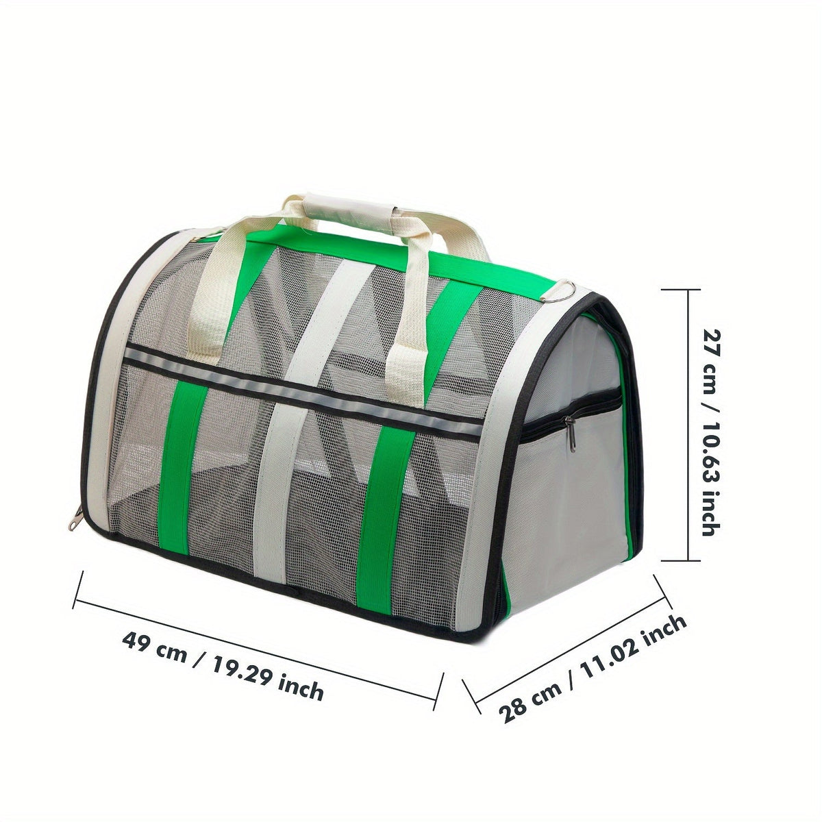 Foldable Pet Carrier Bag Breathable Mesh – Portable Soft Sided Tote for Cats & Small Dogs, Collapsible Travel Handbag, S/M/L, 7 Colors – Ideal for Vet Visits & Outdoor Trips