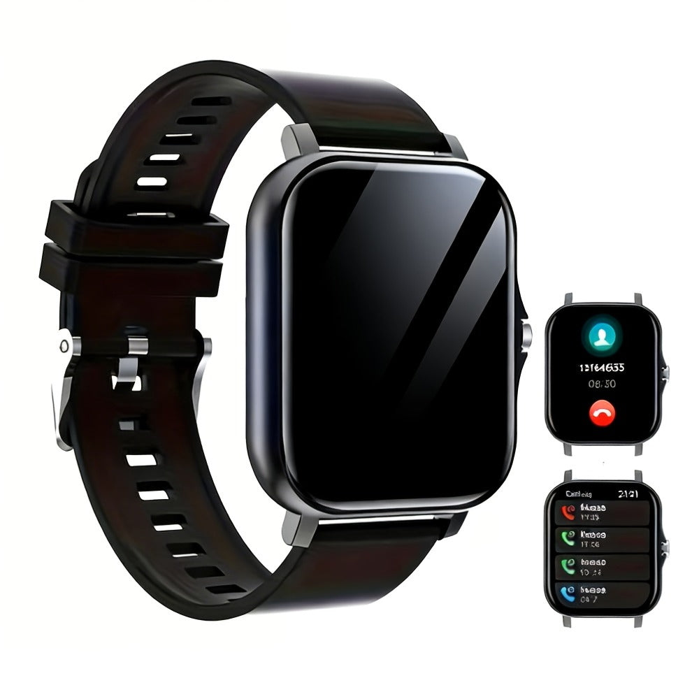 Large Screen Smart Watch with HD Voice Calling, Unisex Bluetooth Smartwatch, Message Reminder, Multiple Sport Modes, Heart Rate Sleep Tracker, Compatible with iPhone & Android – Outdoor Daily Wear Gift Watch 8 Colors