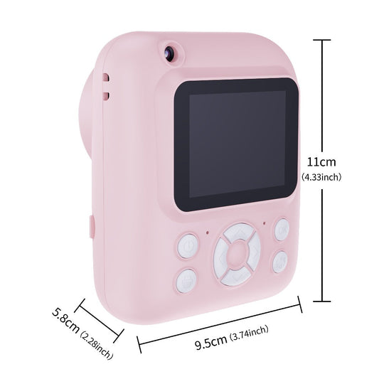 Kids Instant Print Camera with 48MP Photos, 1080P Video & 32GB TF Card