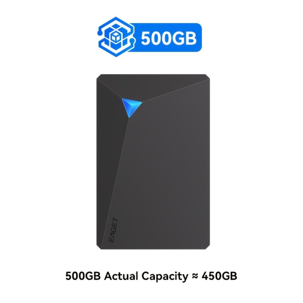 Portable External Hard Drive 250GB 500GB High Speed USB for PC Mac Laptop PS4 Xbox One – NTFS Plug and Play Video Music Photo Backup Storage Hard Disk Drive