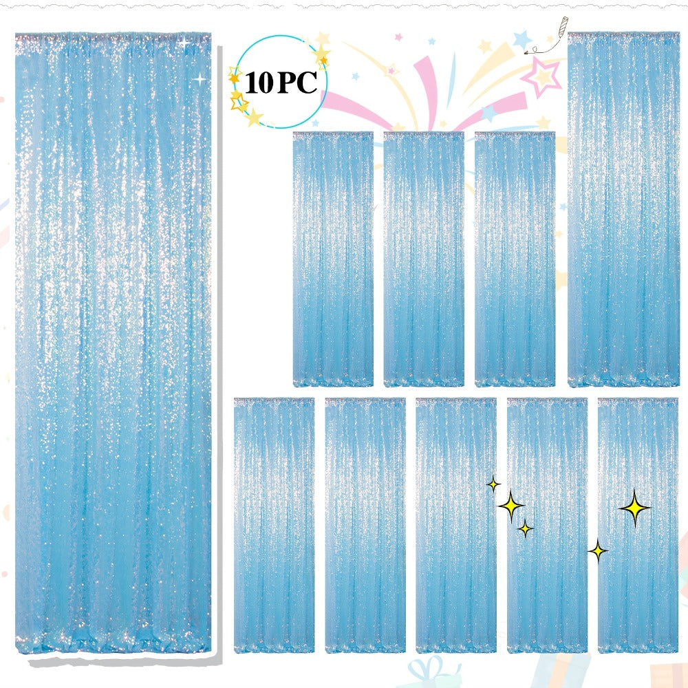 Sequin Backdrop Curtains 2FTx8FT Glitter Photography Background Panels for Party Wedding Birthday Stage Decoration Gold Yellow Shimmer Curtain Set 4 6 10 Panels Available