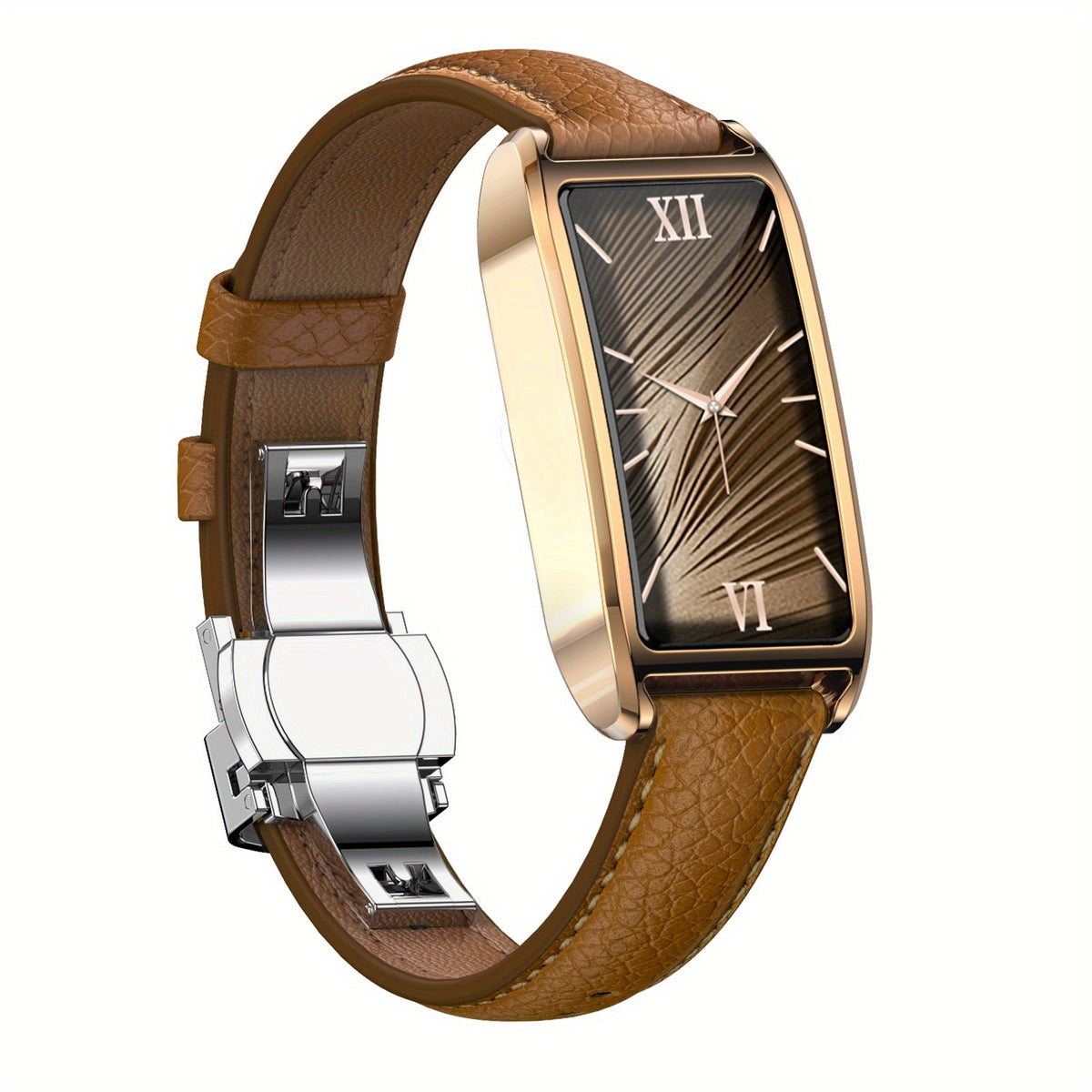 AMOLED Smartwatch for Women 1.13 Inch Zinc Alloy Fashion Watch 30-Day Battery Menstrual Cycle Tracking Sleep Stress Body Temperature Heart Rate Waterproof 12 Sport Modes Health Monitor Gift Blue Black Red Brown Pink