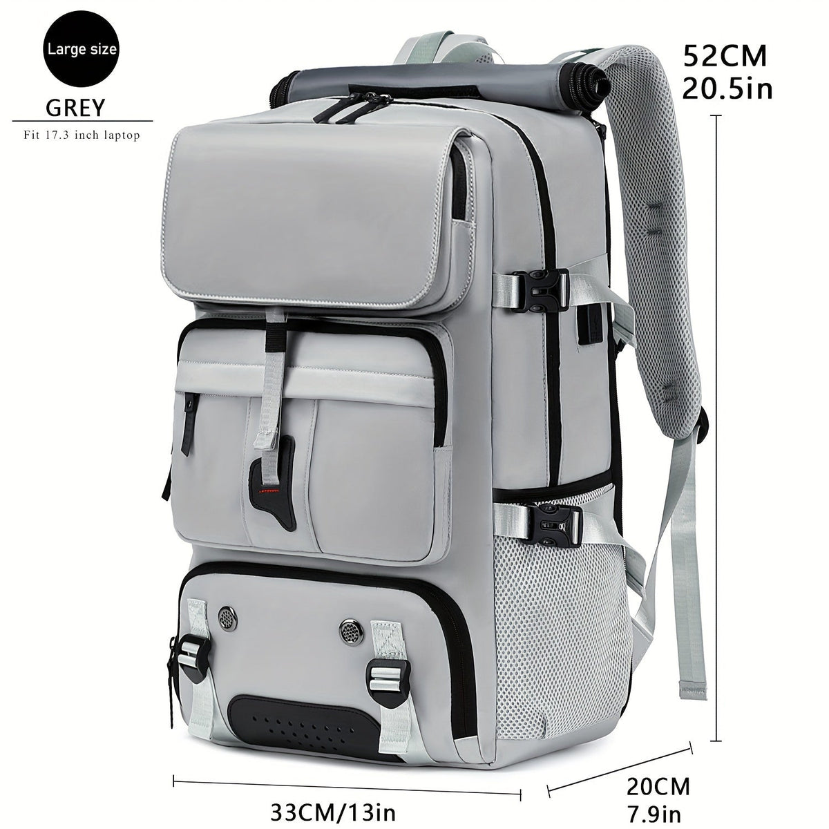 Large Capacity Laptop Backpack with Shoe Compartment & USB Charging Port – Waterproof Soft Shell Daypack for Men & Women, Multi-Functional Travel Rucksack for Business, College & Daily Commute, Multiple Colors Available