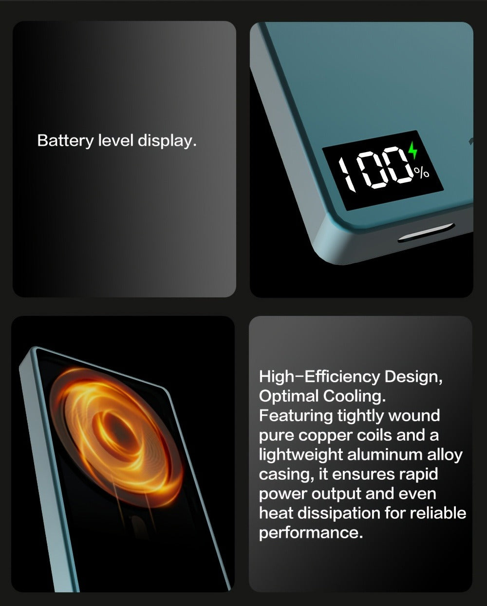 35W USB-C PD Magnetic Power Bank 10000mAh MagSafe Compatible, 30W QC 3.0 Wireless Fast Charging Portable Charger with PPS Support for iPhone 17 16 15 14 13 12 Android Samsung Galaxy