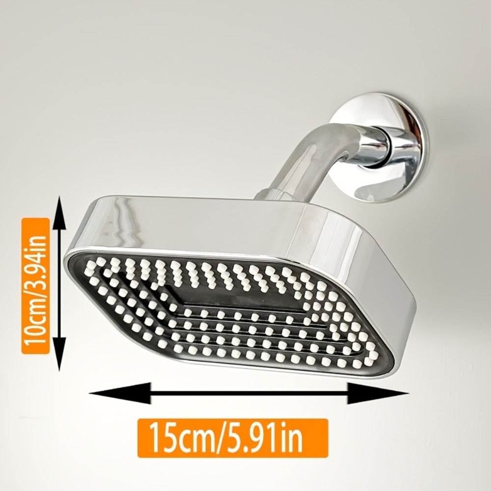 2-in-1 High Pressure Handheld Shower Head Set with Rain Showerhead – Long Hose T-Valve ABS Wall Mount Bathroom Upgrade