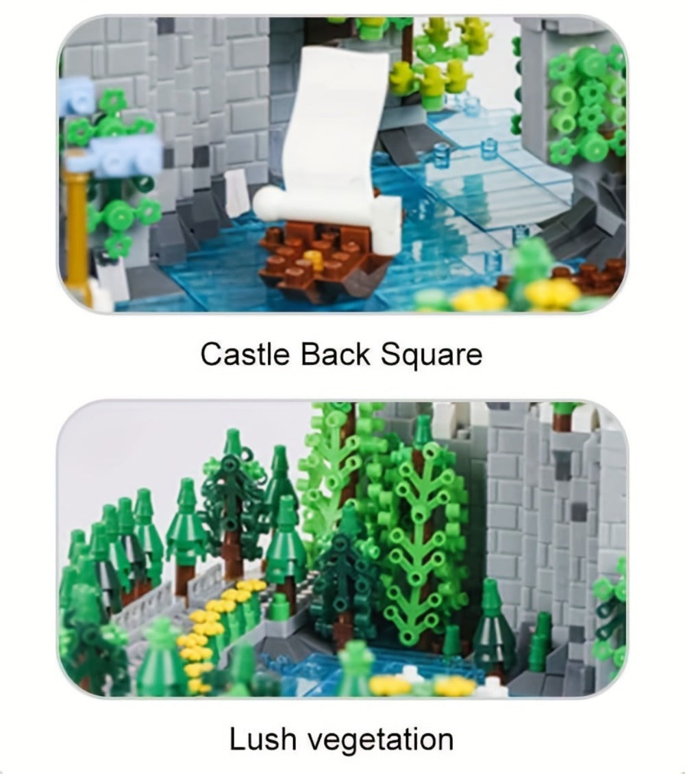 Princess Castle Building Blocks 3600 Pcs, Fairytale Palace Micro Brick Kit for Ages 8+