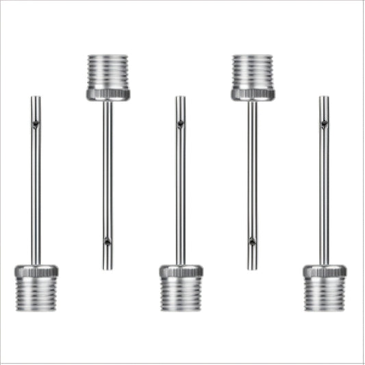 Manual Ball Pump Kit, 8-Inch Pump with 5 Needles, Nozzle and Extension Hose