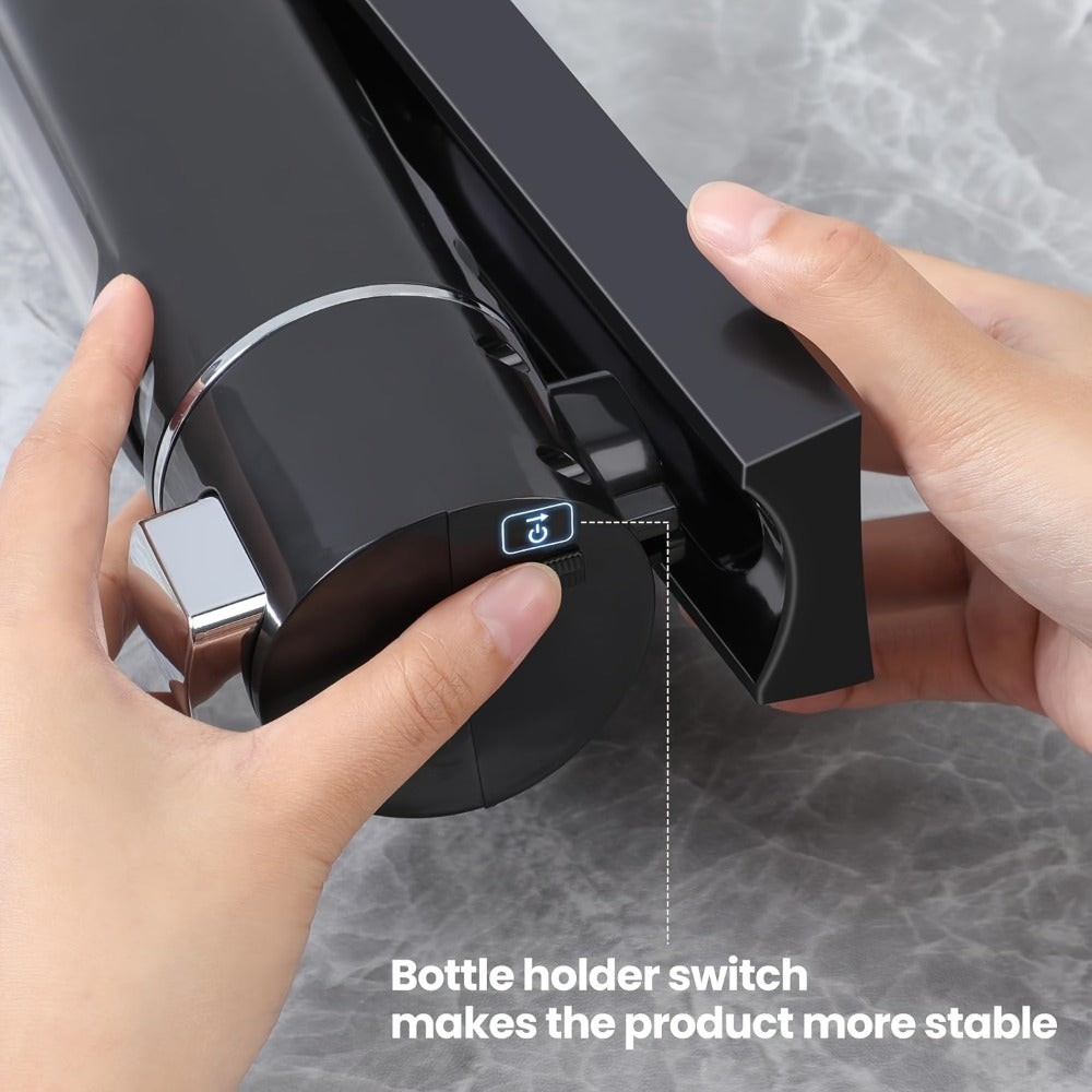 Wall-Mounted Soap Dispenser 53oz Large Capacity – No-Drill Manual Press Pump for Shower Gel Shampoo Lotion Bathroom Kitchen