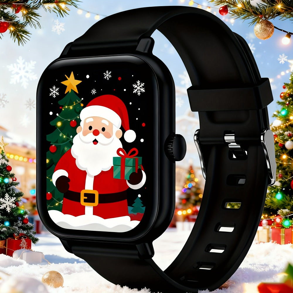 Large Screen Smart Watch with HD Voice Calling, Unisex Bluetooth Smartwatch, Message Reminder, Multiple Sport Modes, Heart Rate Sleep Tracker, Compatible with iPhone & Android – Outdoor Daily Wear Gift Watch 8 Colors