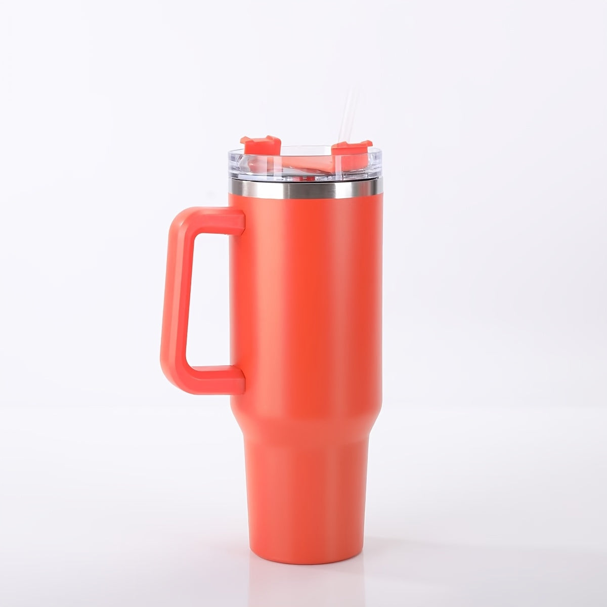 Insulated Tumbler 40oz with Handle & Straw Lid – Double-Wall Vacuum 304 Stainless Steel Travel Cup, Leakproof & Rustproof, Hot & Cold Drinks, 15 Colors, Perfect Gift for Christmas, Travel & Outdoor