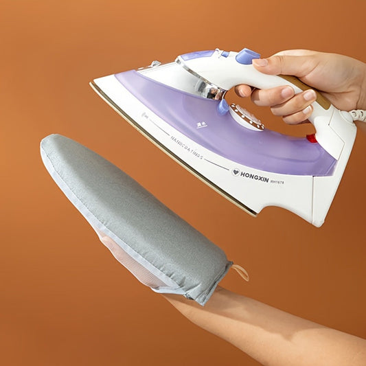 Portable Foldable Ironing Board with Cleaning Rod for Small Spaces - Gray