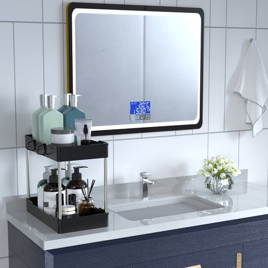 Under Sink Organizer 3-Pack, 2-Tier Storage for Bathroom & Kitchen Cabinets