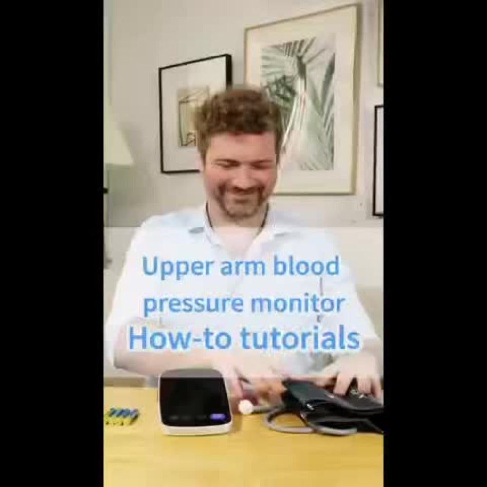 Upper Arm Blood Pressure Monitor - ALPHAMED U82RH Automatic BP Monitor, USB Powered, 8.7-17" Cuff, 2×199 Memory, LED HD Curved Screen, Intelligent Design for Elderly & Family Home Use