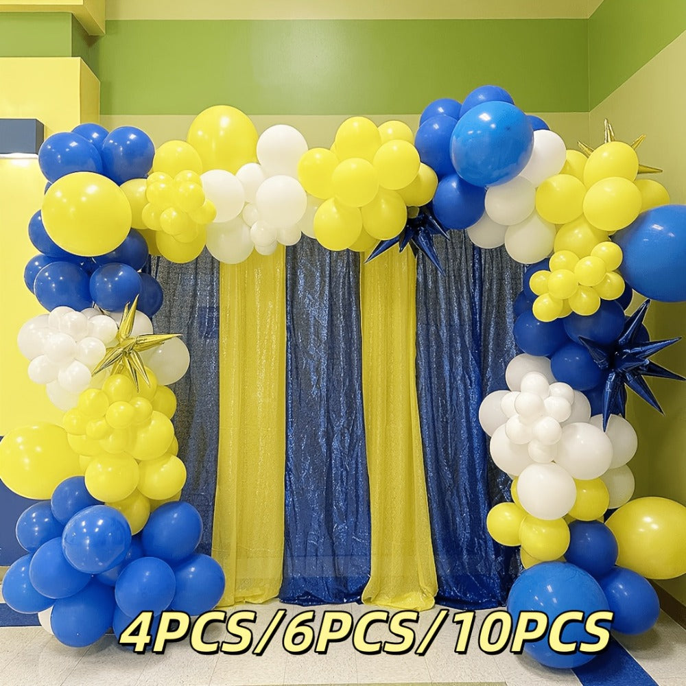 Sequin Backdrop Curtains 2FTx8FT Glitter Photography Background Panels for Party Wedding Birthday Stage Decoration Gold Yellow Shimmer Curtain Set 4 6 10 Panels Available