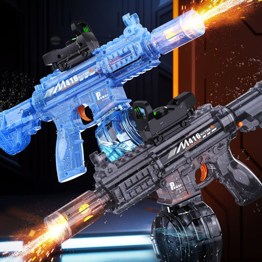 Electric Water Gun with Sound & Light Effects, Auto Squirt Blaster, 737/727 Models