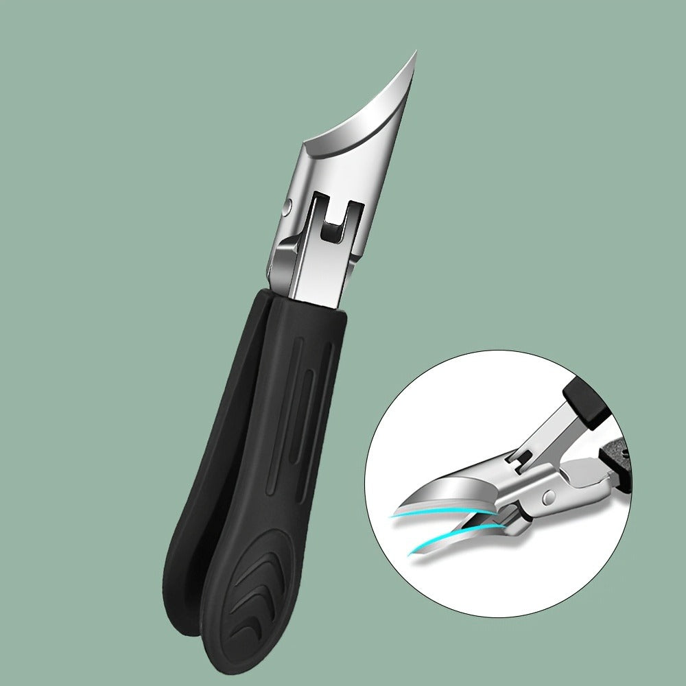 Toenail Clippers Set 7pcs Heavy Duty Wide Jaw — Professional Stainless Steel Pedicure Kit for Thick & Ingrown Toenails, Ergonomic Foot Care Tools for Men Seniors Adults Home Use