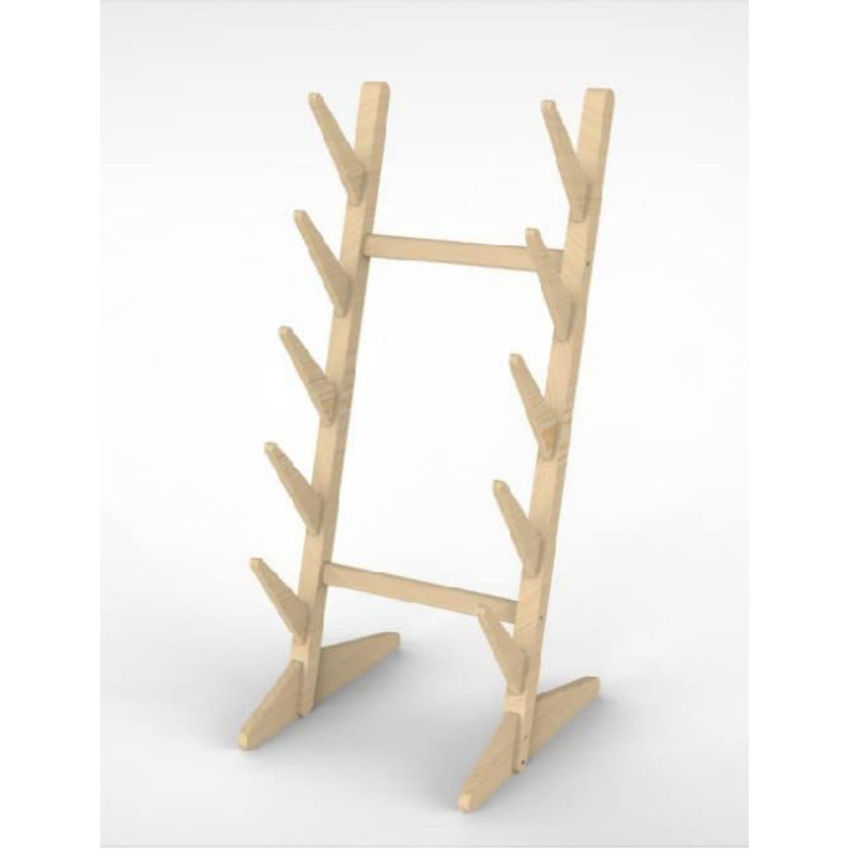 Skateboard Storage Rack 5-Layer Freestanding Wood Display Stand – Holds Longboards, Snowboards & Decks, 75° Angled Shelf with Non-Slip Base, DIY Paintable Pine Wood, Bedroom & Garage Organizer