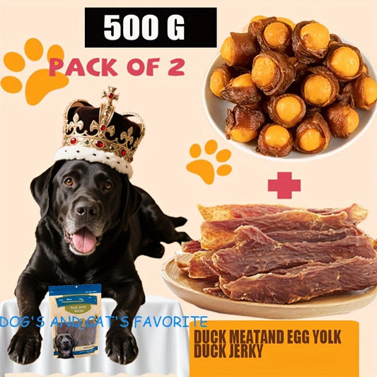 Duck Jerky Dog Treats – Chicken-Wrapped Sweet Potato Sticks, Chewy Long Lasting Chews for Small Medium Large Dogs, Easily Digestible Training Treats & Pet Snacks for All Breeds