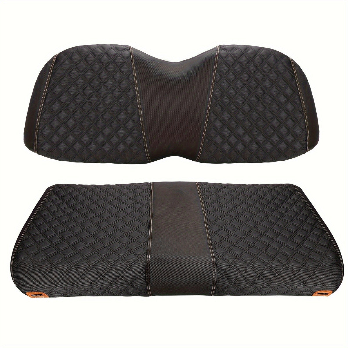 Golf Cart Seat Covers for Club Car Precedent Front Seat 1680D Oxford Cloth No Drilling Required Breathable Washable Air Dry Soft Protective Seat Kit