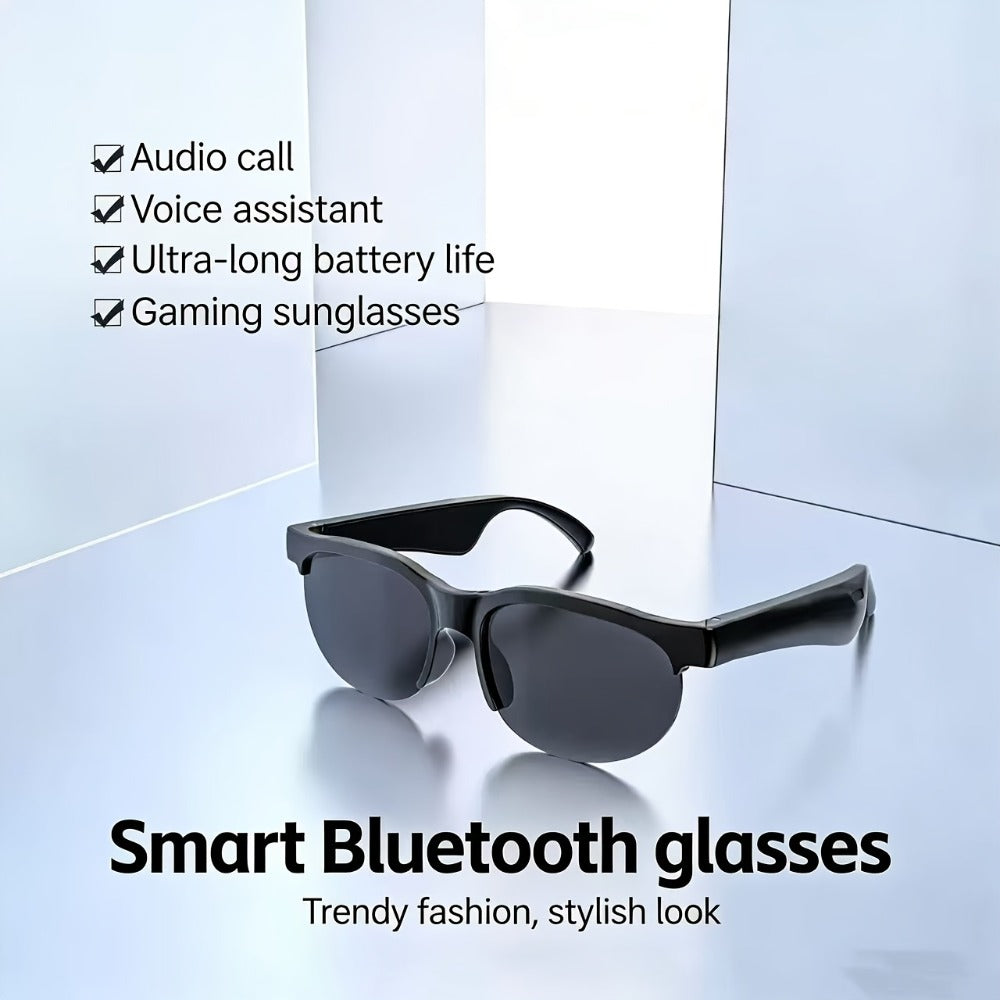 AI Translator Smart Glasses with Real-Time Simultaneous Translation, Photochromic Lenses, Built-In Wireless Earphones, HD Calls & Music – Wearable AI Eyewear for Men & Women
