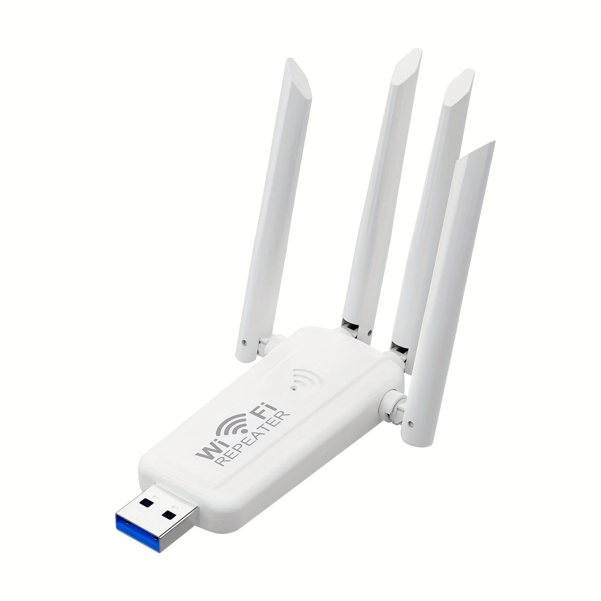 300Mbps WiFi Extender Plug-In Wall Design - Wireless Repeater & Signal Booster for Home Office, Apartment, Basement, Garage, Easy WPS Setup, 2.4GHz Wide Coverage, No Dead Zones