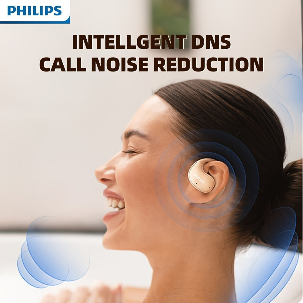 Philips TAT2708 True Wireless Earbuds, Stereo Surround Sound ENC Noise Cancellation Touch Controls Built-in Mic, 24H Polymer Battery USB-C Fast Charging Case, Lightweight for Commuting Workouts Daily Use