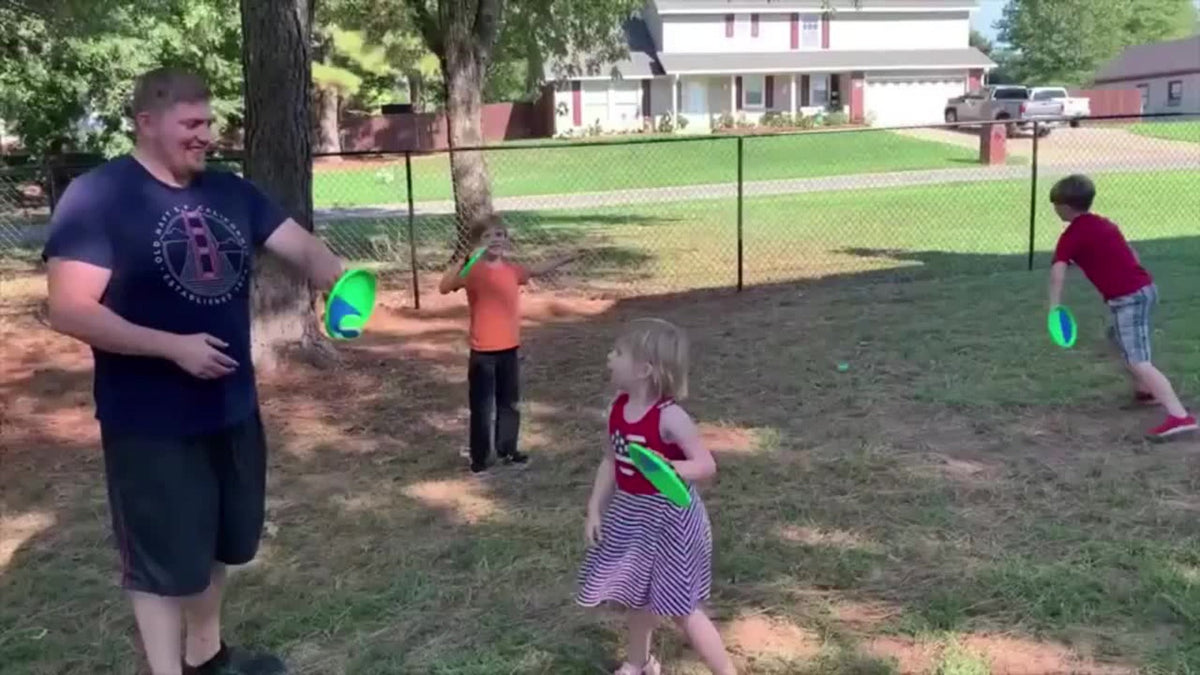 Sticky Ball Toss Game Set for Kids & Adults, Outdoor Target Game in 2-Ball or 4-Ball Sets