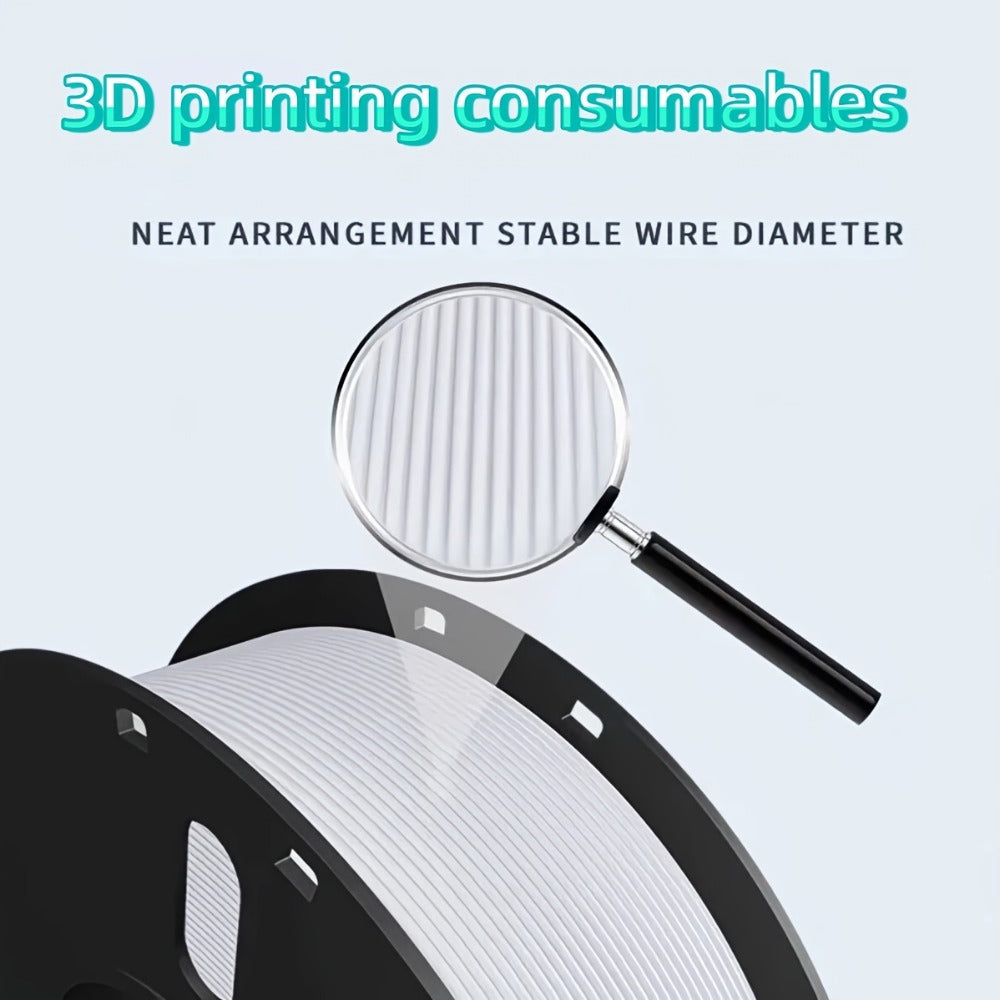 Dual Color PLA Filament 1.75mm 250g Vacuum Packed – Neatly Wound High Precision ±0.02mm Smooth Printing Two-Tone Gradient 3D Printer Filament | Dual Color PLA Spool for FDM 3D Printers Hobby Makers