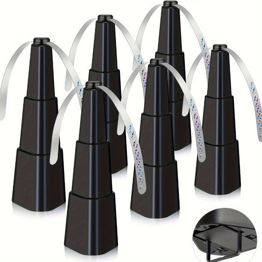 Fly Repellent Fans for Tables with Holographic Blades, 6-Pack