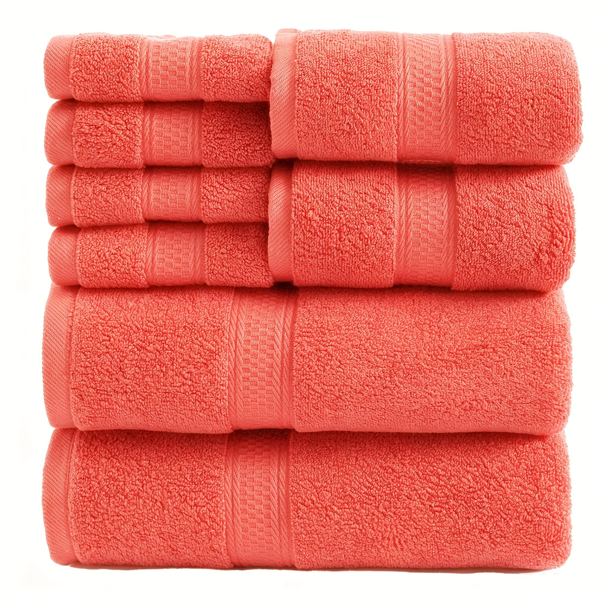Luxury Soft Towel Set 8 or 16 Piece - Thickened Quick Dry Skin Friendly High Absorbency Bath Towels Hand Towels Washcloths | 13+ Colors | Home Hotel Travel Fitness Spa Gift Set