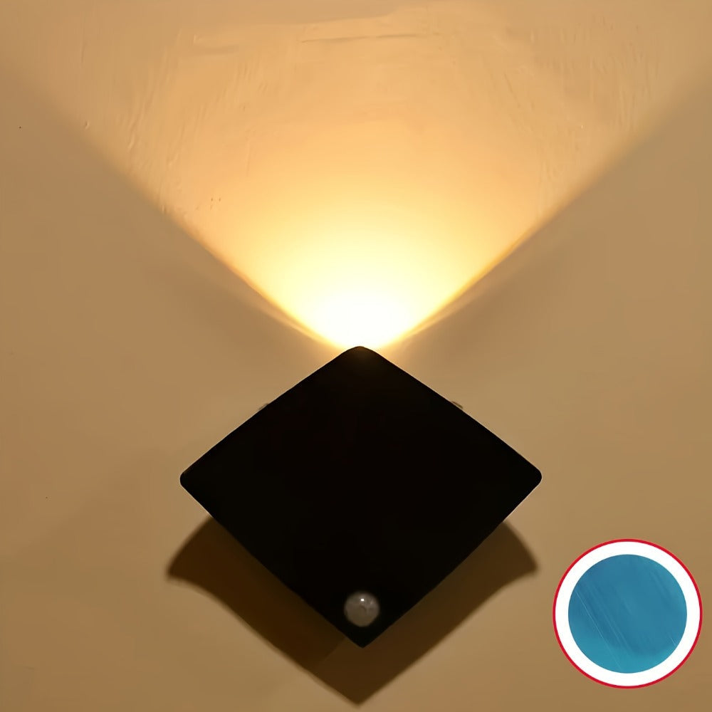 Magnetic LED Motion Sensor Wall Light USB Rechargeable – Wireless Night Light for Hallway, Stairs, Bedroom & Kitchen in White or Warm Light (1, 2 or 4 Pack)