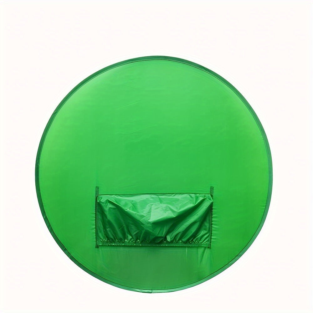 Chair Mount Green Screen Backdrop Collapsible Chroma Key Background for Streaming Vlogging Video Calls Zoom Portable Wrinkle-Resistant Polyester Easy Setup for Home Studio Content Creators