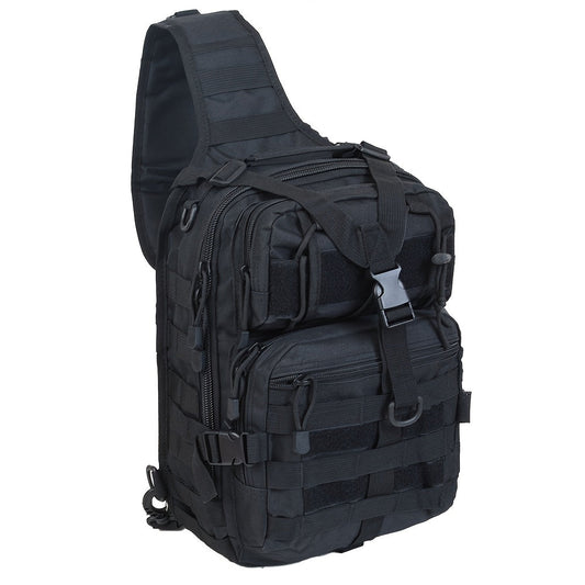 Tactical Chest Bag with Adjustable Strap and Multi-Pocket Crossbody Storage