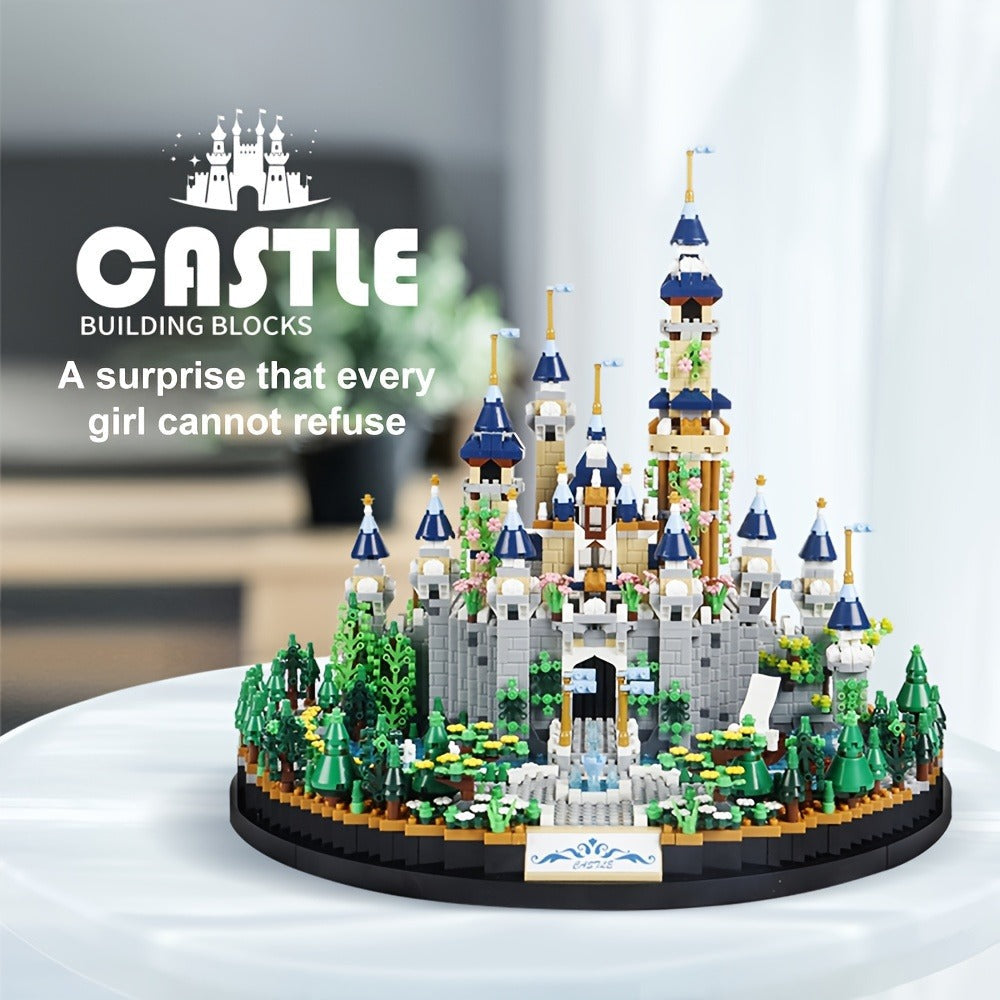Princess Castle Building Blocks 3600 Pcs, Fairytale Palace Micro Brick Kit for Ages 8+