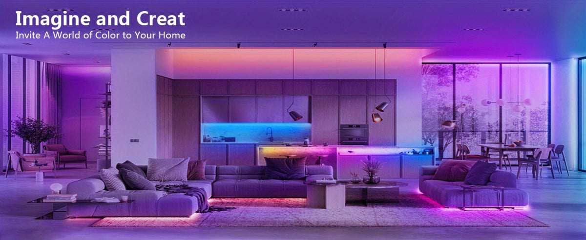 LED Strip Lights 200FT – Smart RGB Color Changing with App & Remote Control Music Sync 16 Million Colors Timer for Room Bedroom Gaming Party Holiday Christmas Decor