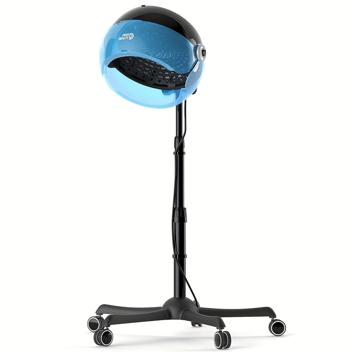 Ionic Floor-Standing Hooded Hair Dryer 1875W — Adjustable Height Professional Salon Hood Dryer for Deep Conditioning, Natural Hair, Roller Sets & Color Processing, 4 Colors